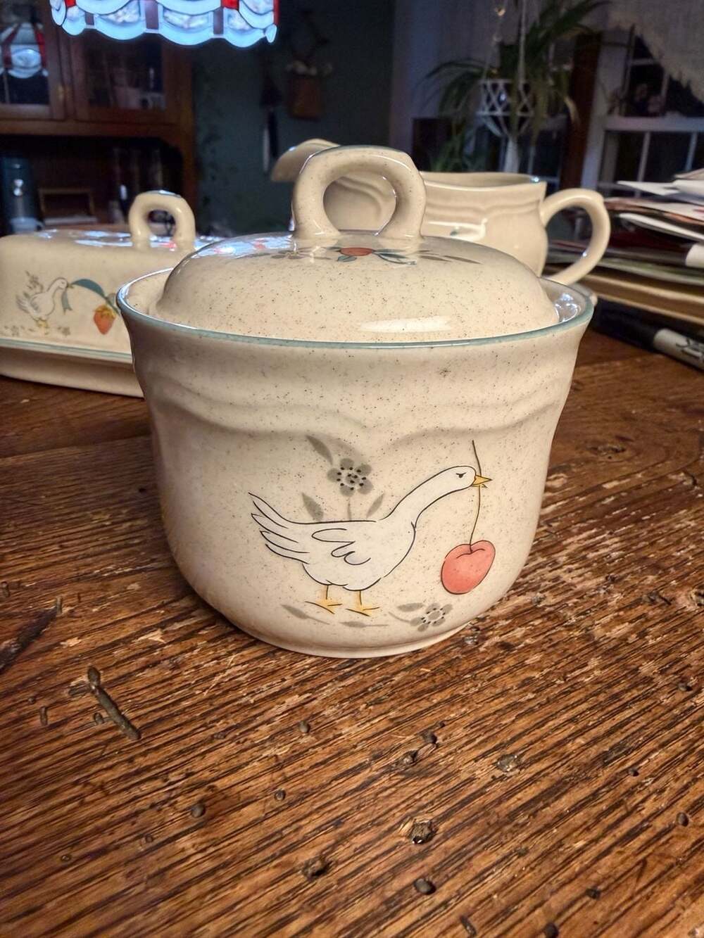 Vintage International China Marmalade Stoneware Goose Multiple Items - Picture 9 of 16